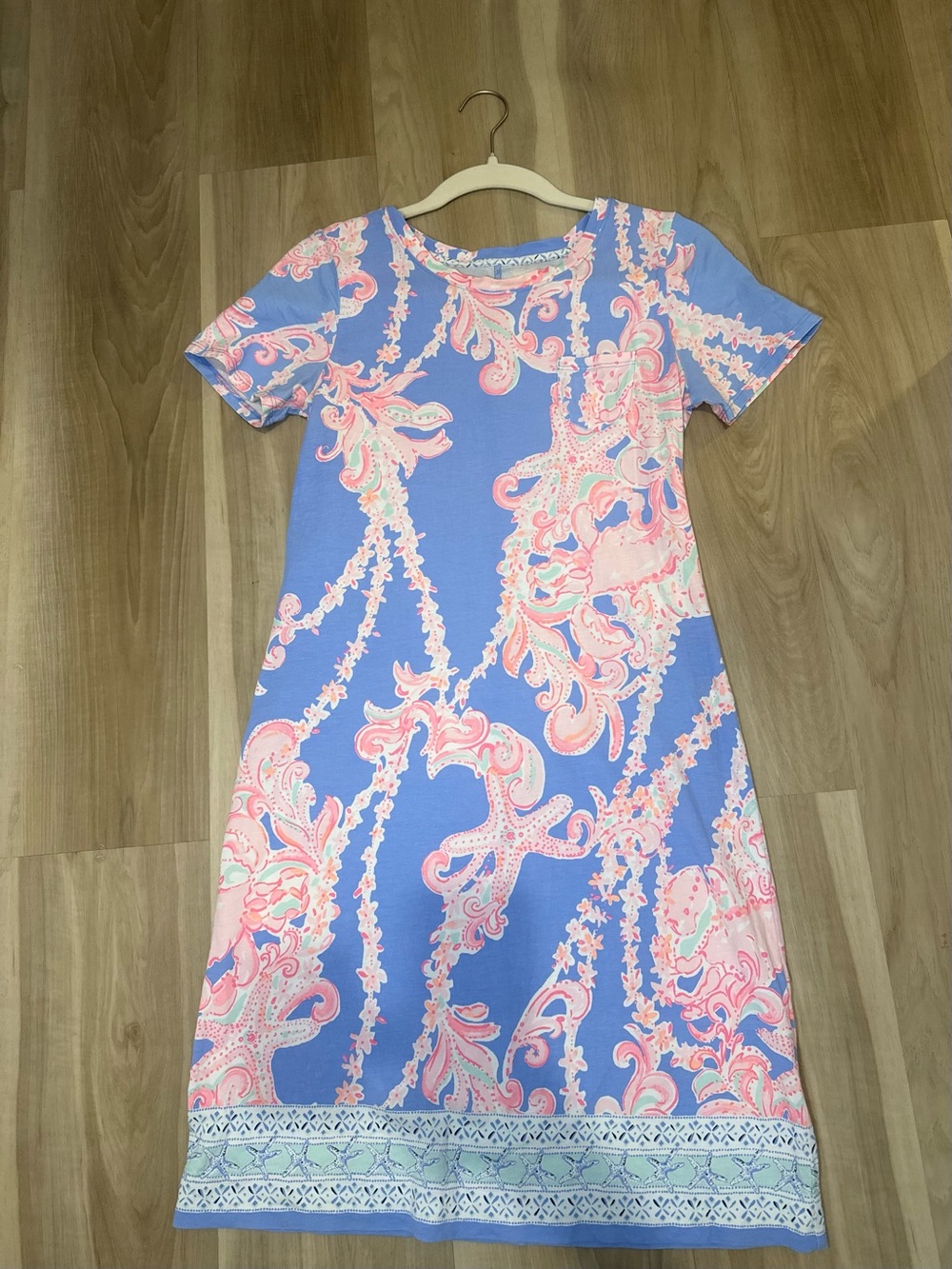 Lilly Pulitzer Lavender Paisley Midi Dress with Pink Accents